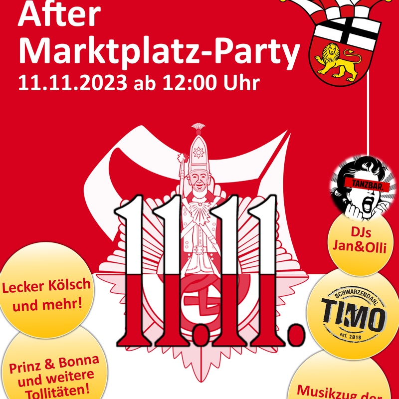 After Marktplatz-Party 2024 11ter im 11ten