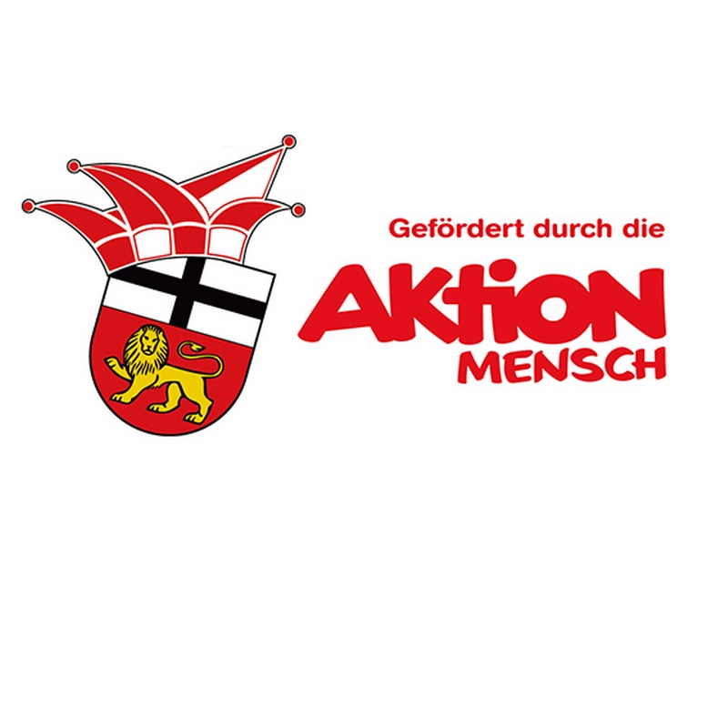 Gefördert durch die Aktion Mensch Logo der ehrengarde und der Aktion Mensch auf weißen Hintergrund