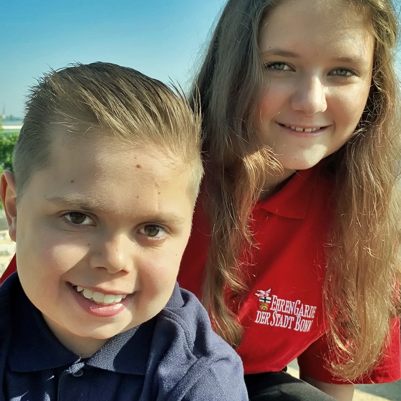 Mia und Lewis Ein Portrait des Kinderprinzenpaares für die Session 2021/22