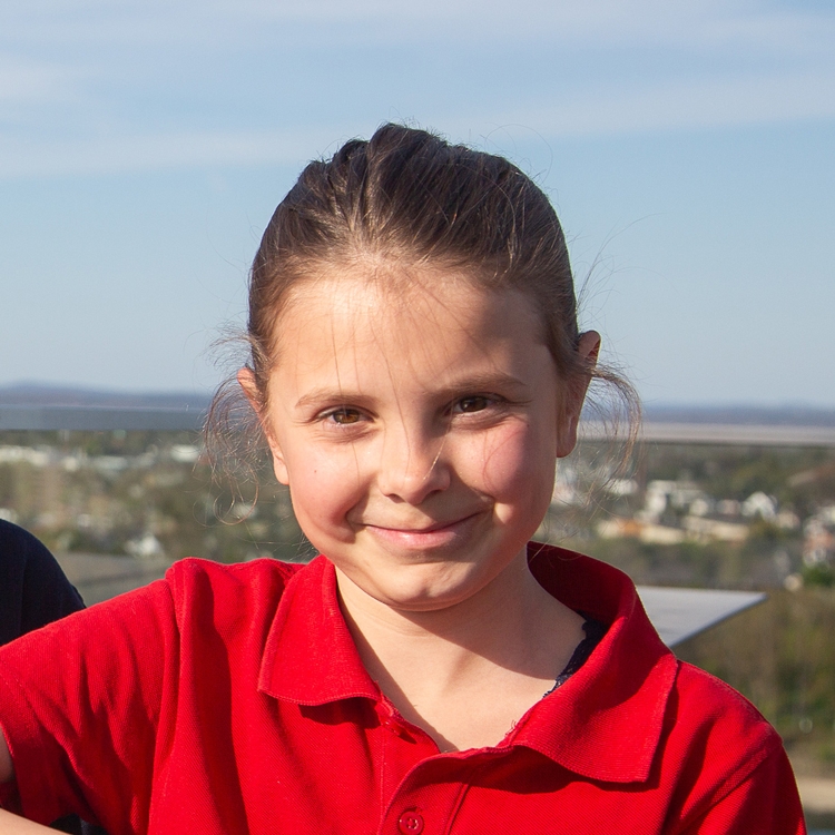 Ein Porträt der Kinderbonna Leonie I.