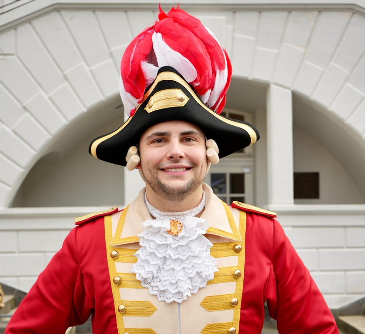 Portrait des Tanzoffiziers Philipp Klingenhäger